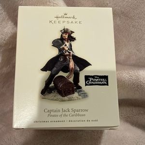 Captain Jack Sparrow Pirates of the Caribbean Hallmark ornament.